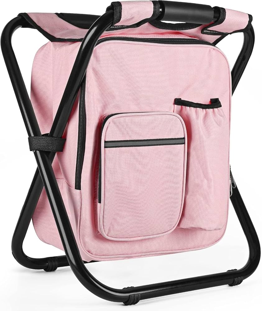 Amazon.com: Kikerike Backpack Stool Cooler Chair Heavy Duty